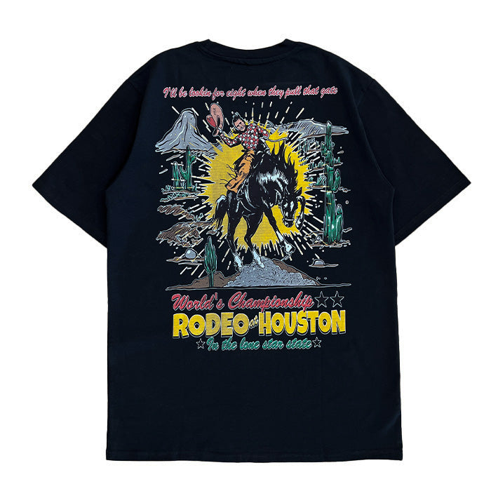 Houston by Morning Tee - Black – Club Never