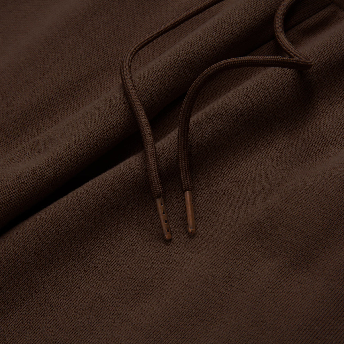 Script Embroidered Sweats- Brown
