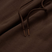 Script Embroidered Sweats- Brown