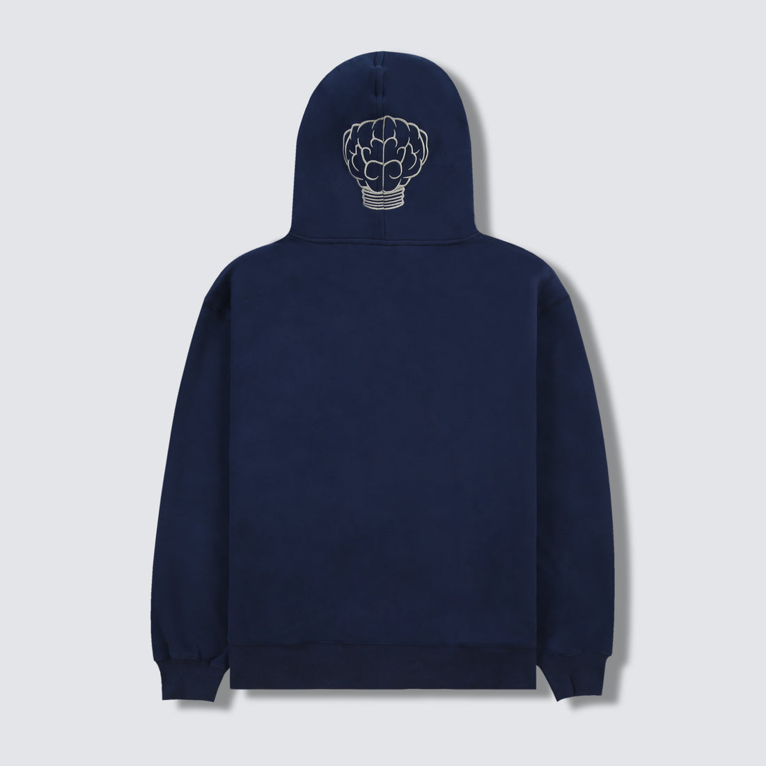 Nerd Zip Up Hoodie - Navy