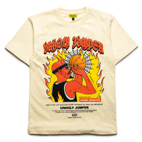 Market Unholy Jumper Tee - Cream – Club Never
