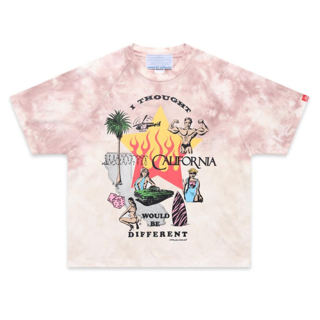 I Thought California Would Be Different Tee - Tie Dye