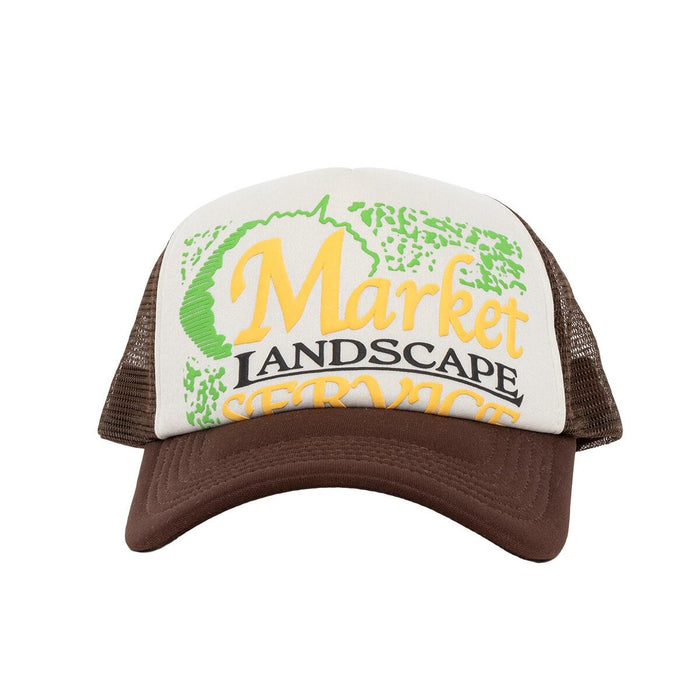 Landscape Service Trucker Hat - Brown