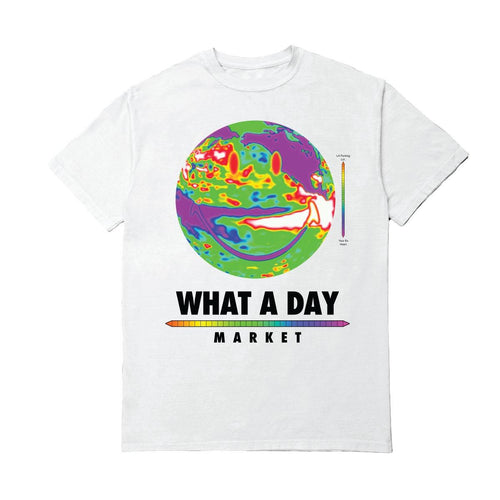 Smiley What a Day Tee - White