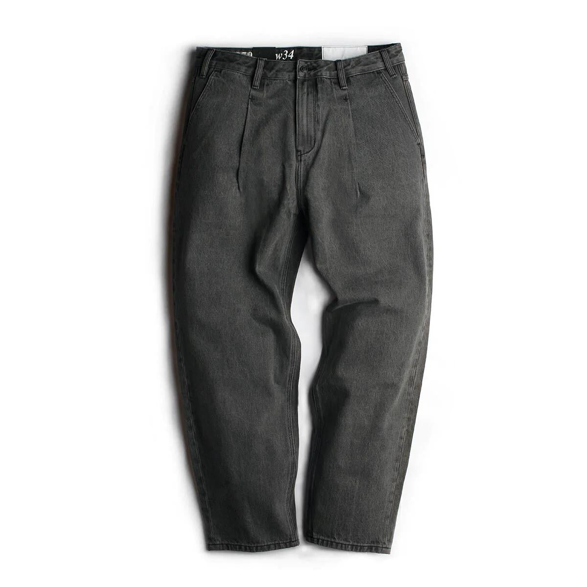 The Wide Tapered Jean - Black