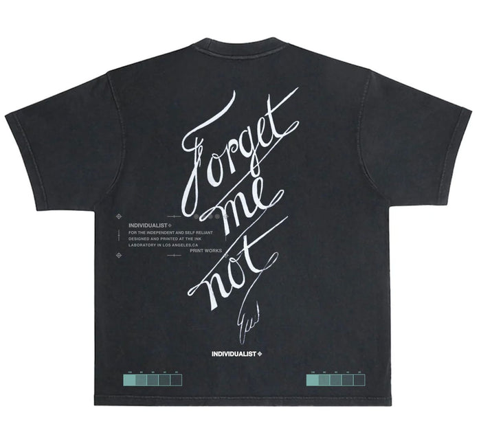 Forget Me Not Tee - Black
