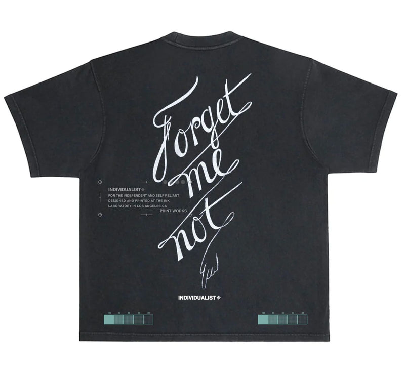 Forget Me Not Tee - Black