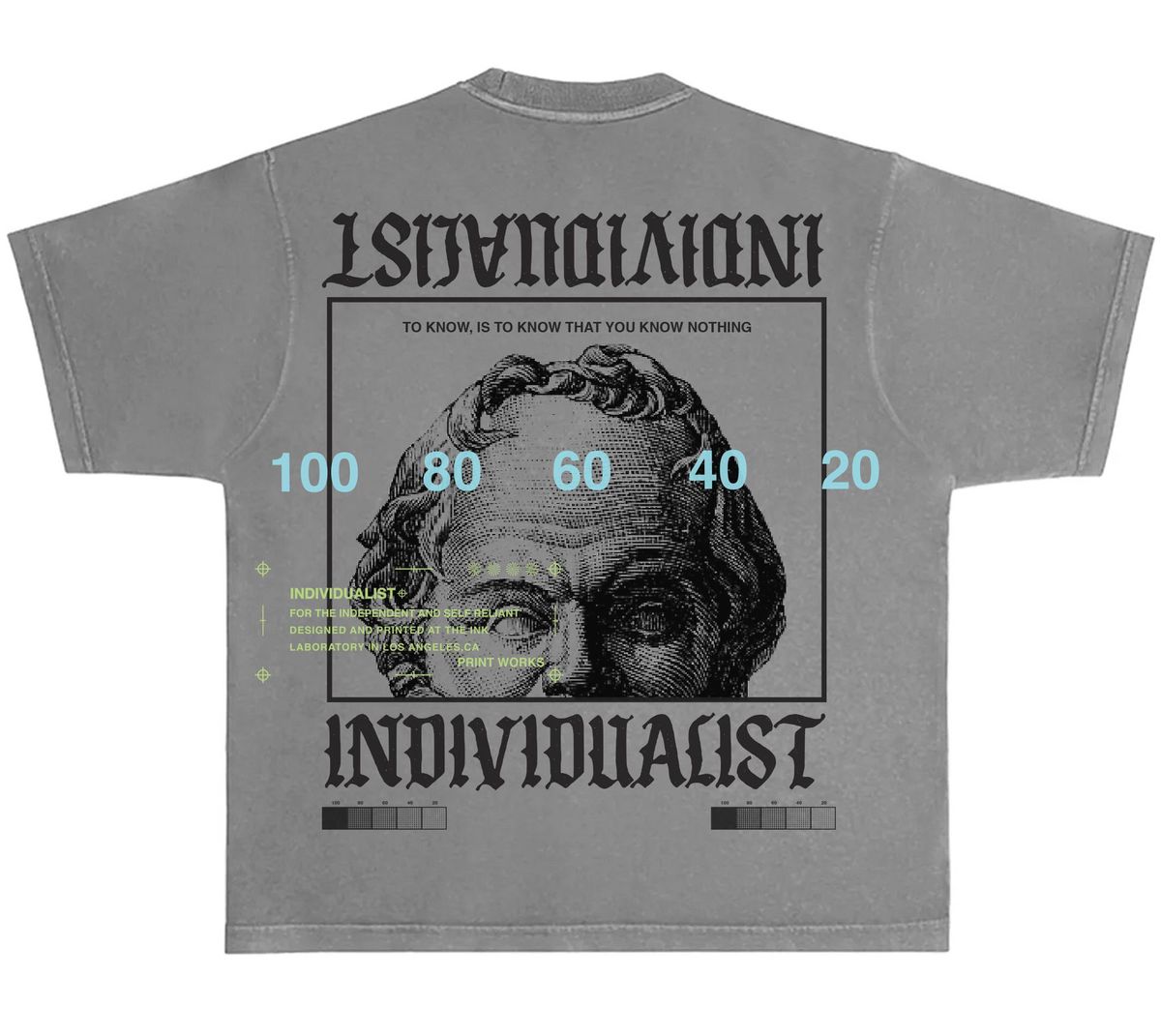 Socrates Tee - Charcoal