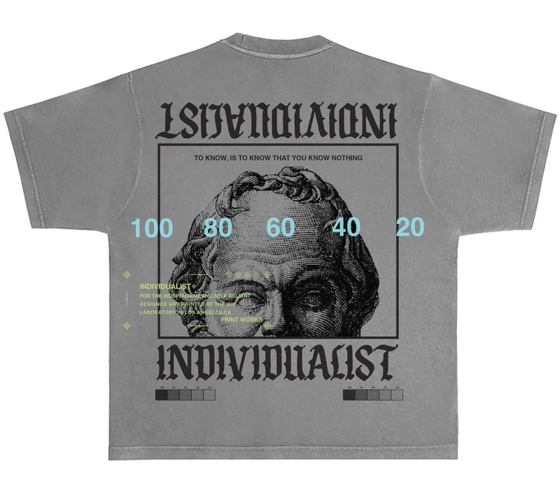 Socrates Tee - Charcoal