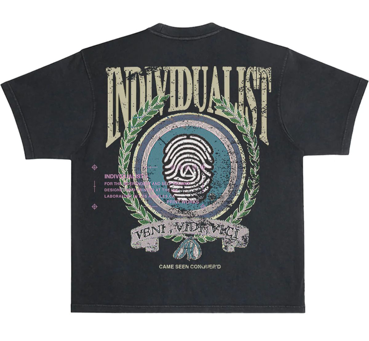 Veni Vidi Vici Tee - Vintage Black