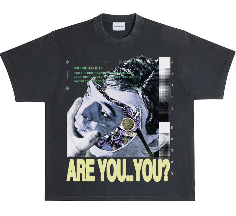 Are You You Tee - Vintage Black