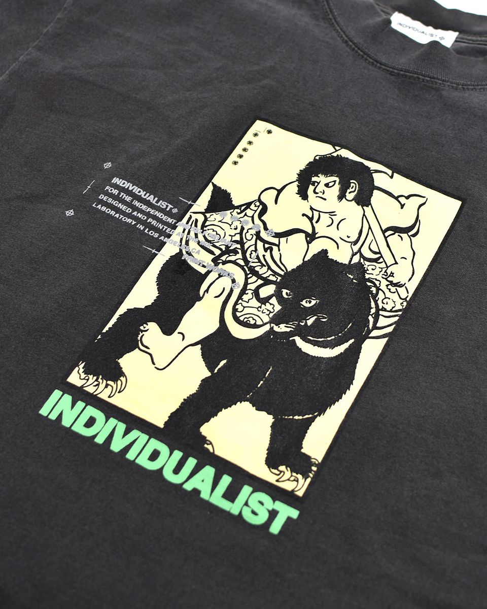 Kintaro Box Tee - Charcoal