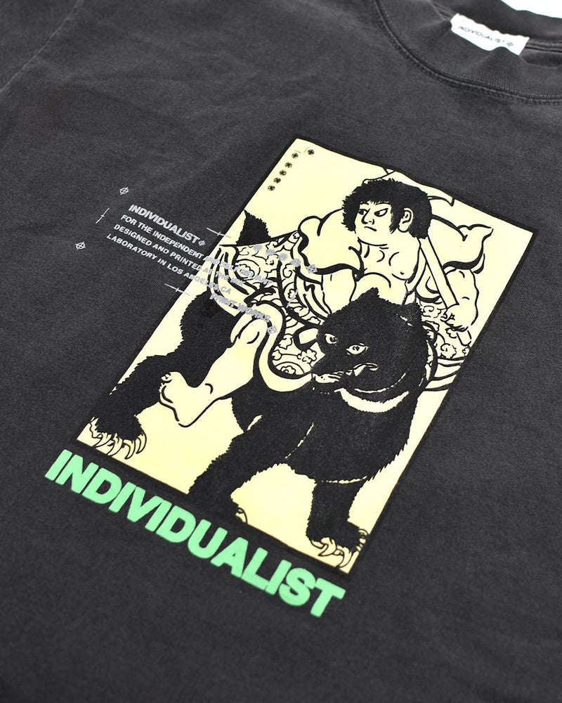 Kintaro Box Tee - Charcoal