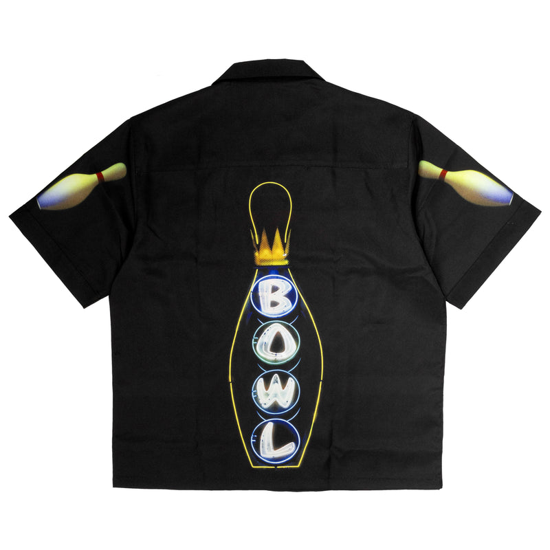 Time Bowling Button Up - Black