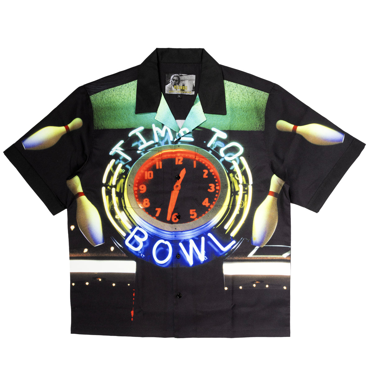 Time Bowling Button Up - Black
