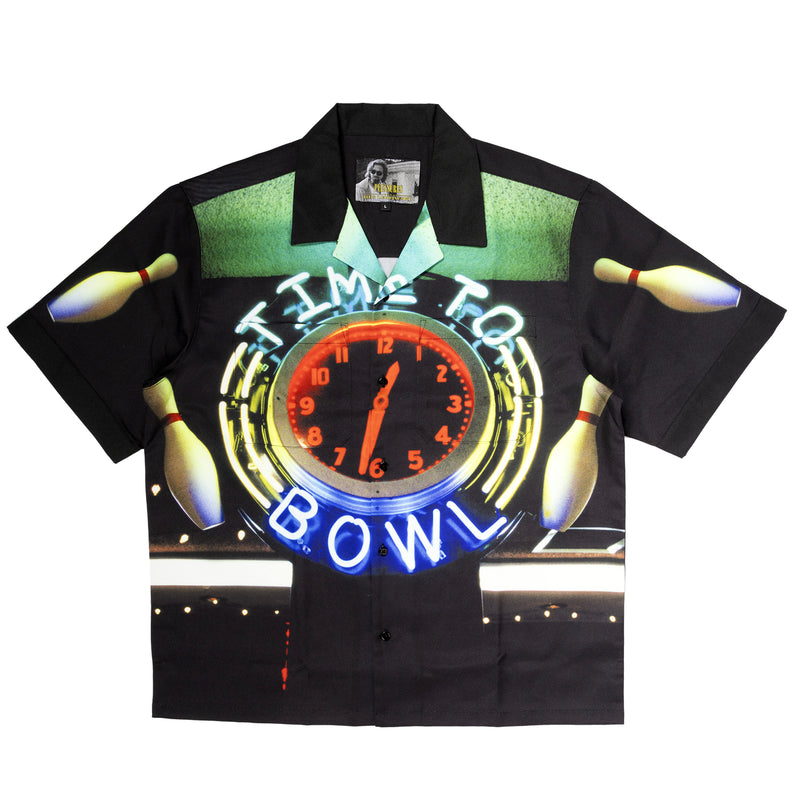 Time Bowling Button Up - Black