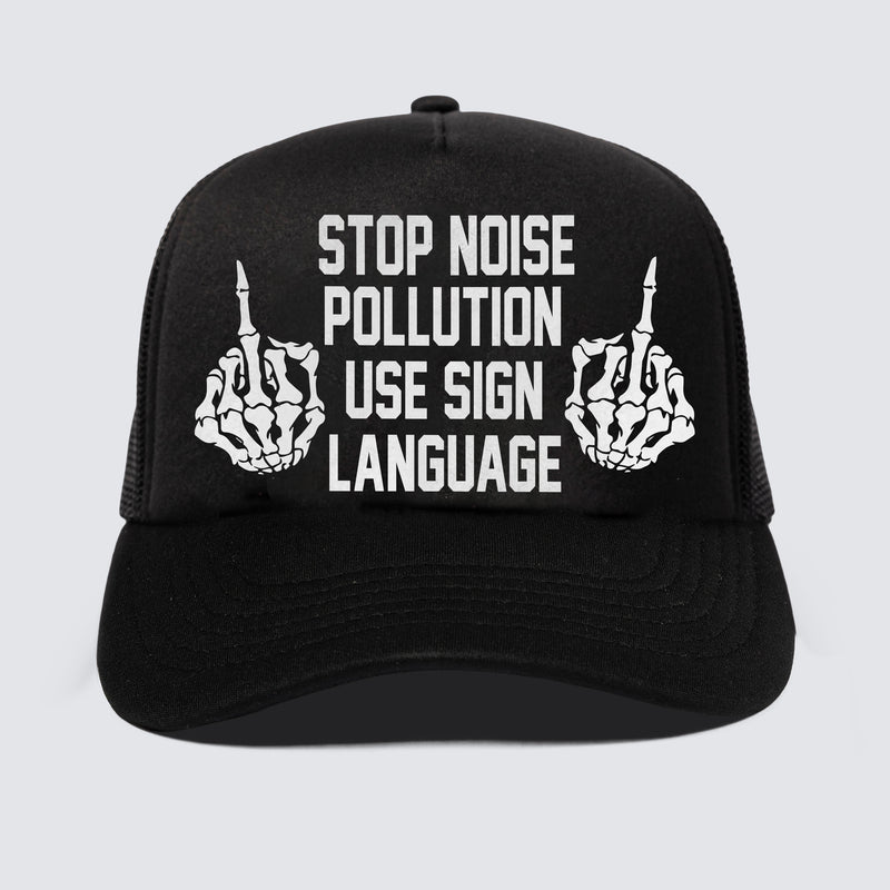 Pollution Trucker - Black