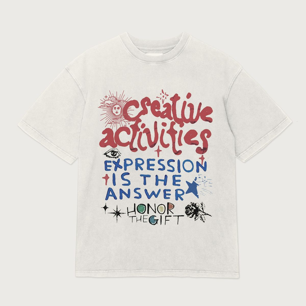Creative Activities Tee - Bone