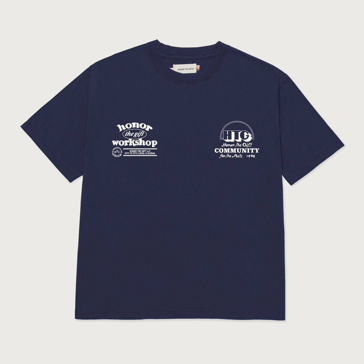 Honor Workshop Tee - Navy