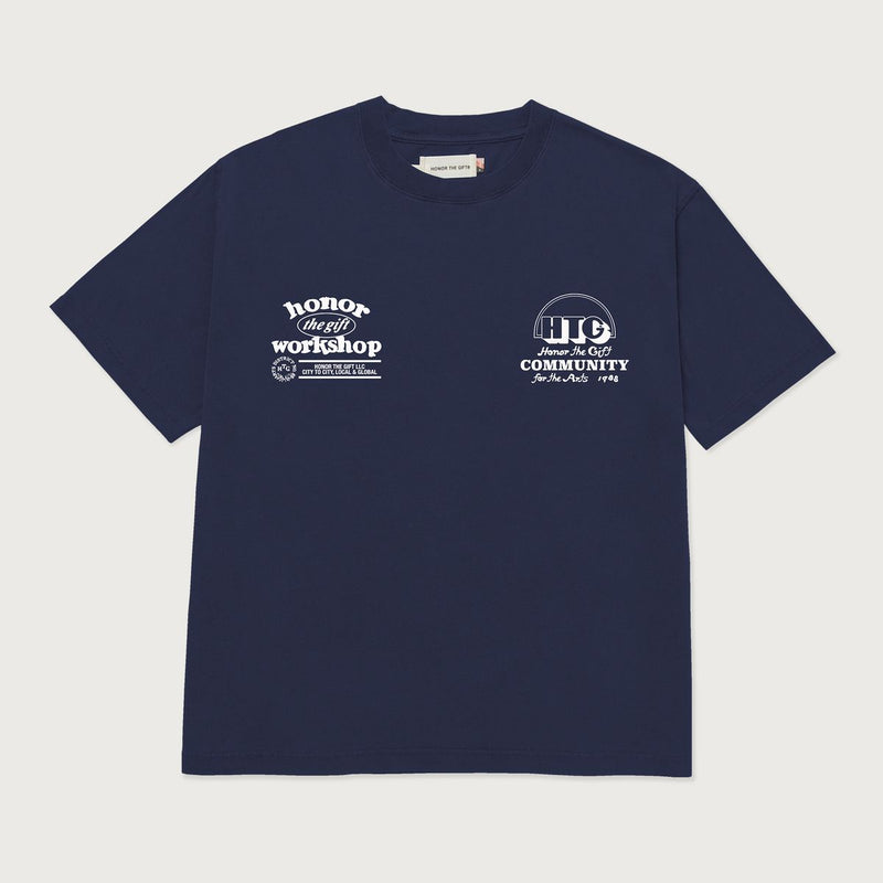Honor Workshop Tee - Navy