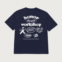 Honor Workshop Tee - Navy