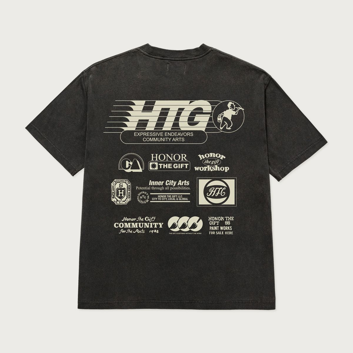 Paint Works Tee - Black