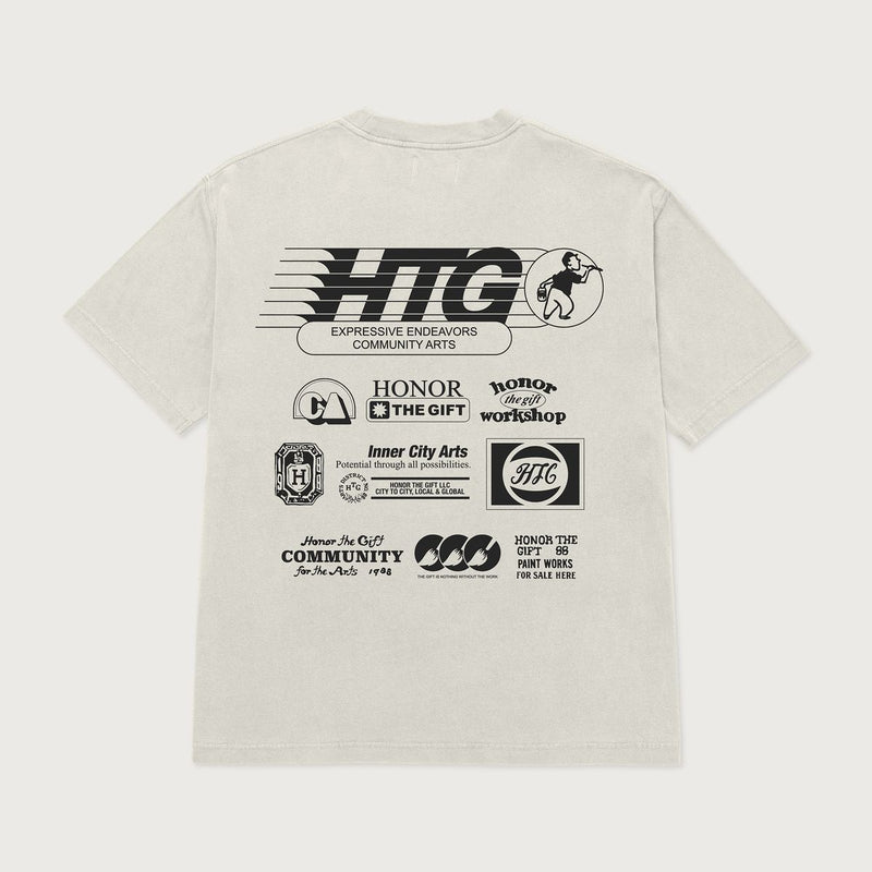 Paint Works Tee - Cream