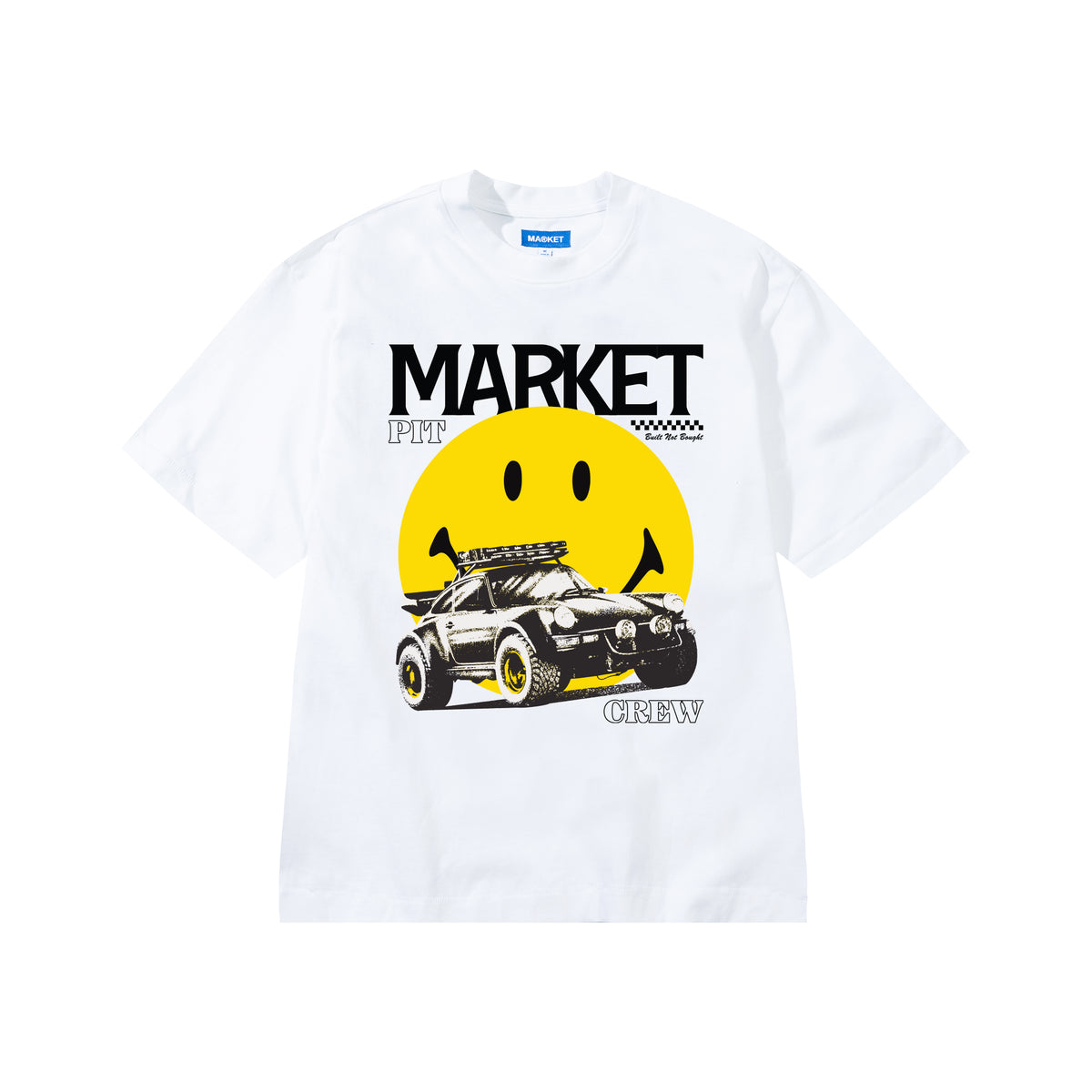 Smiley All Four Tee - White