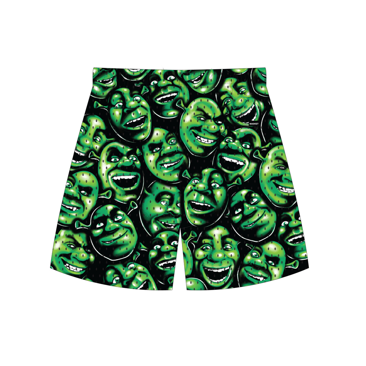 Shrek AOP Mesh Short - Black