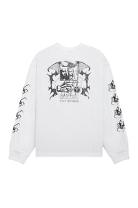 Sedition LS Tee - White