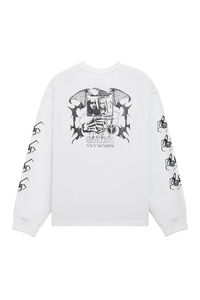 Sedition LS Tee - White