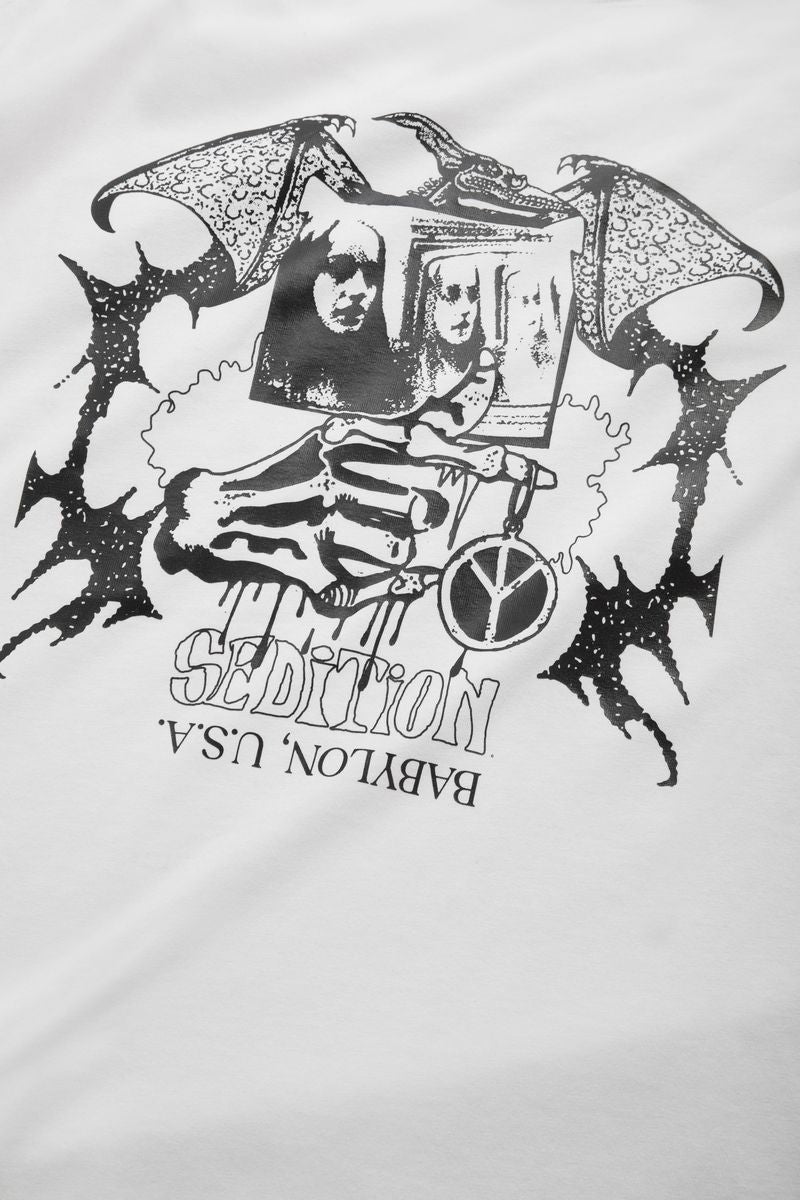 Sedition LS Tee - White