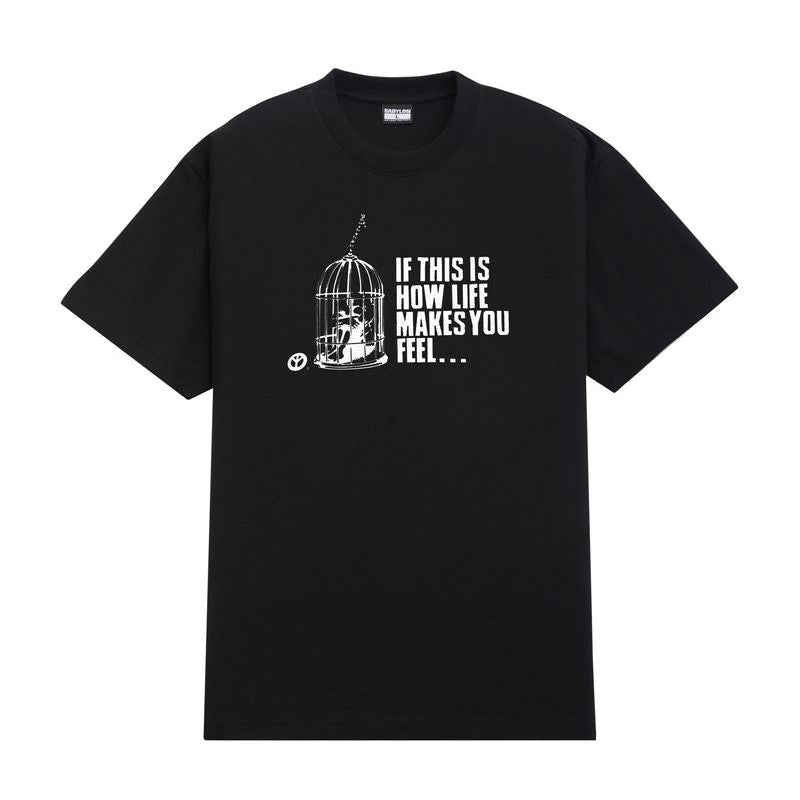 Caged Tee - Black