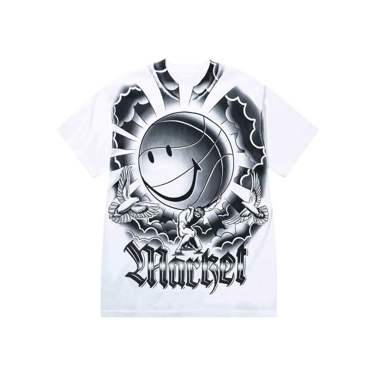 Smiley Carry Your Weight Tee - White