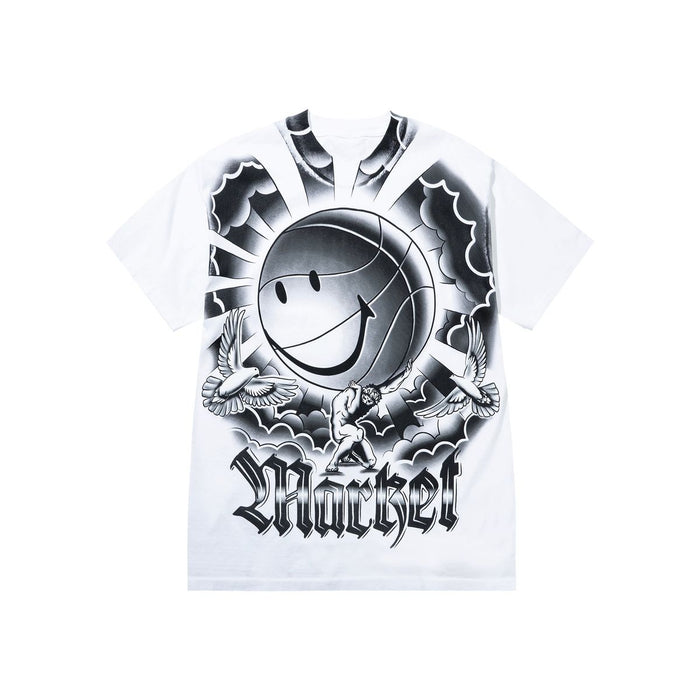 Smiley Carry Your Weight Tee - White