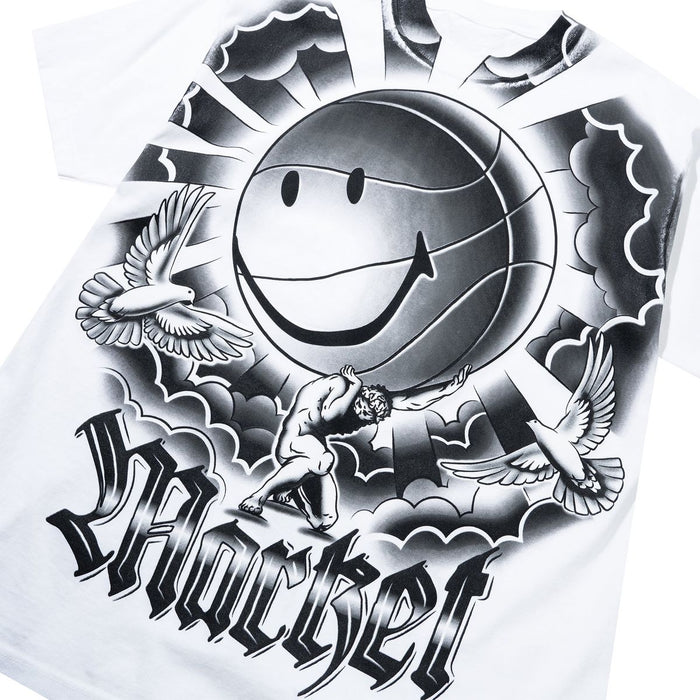 Smiley Carry Your Weight Tee - White