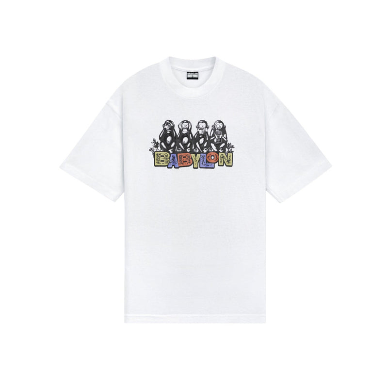 Monkey Tee - White