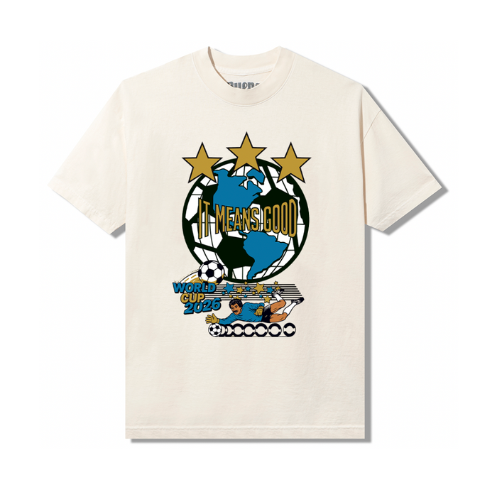 One World Shields Tee - Cream