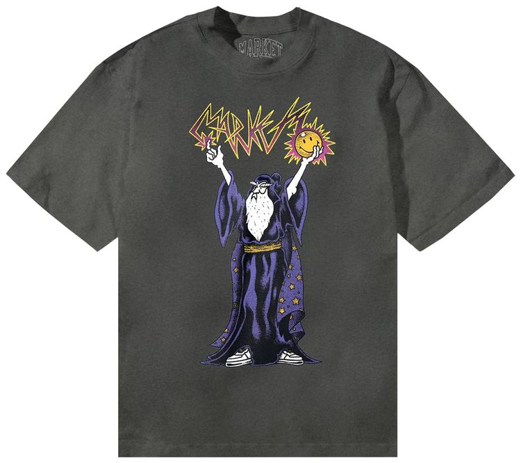 Smiley Spellcaster Tee - Black