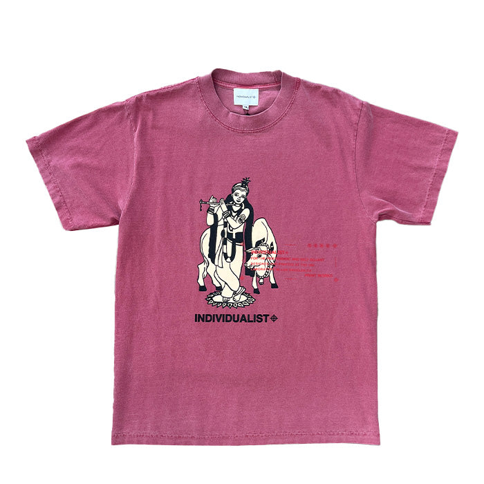 Young Krishna Tee - Rustic Red