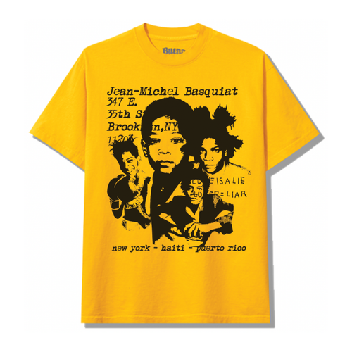 Basquiat Tee - Yellow