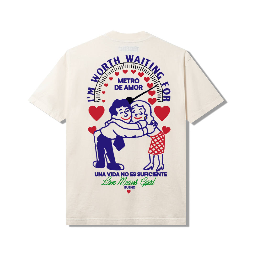 Worth Waiting Tee - Cream