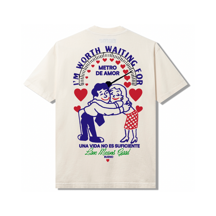 Worth Waiting Tee - Cream