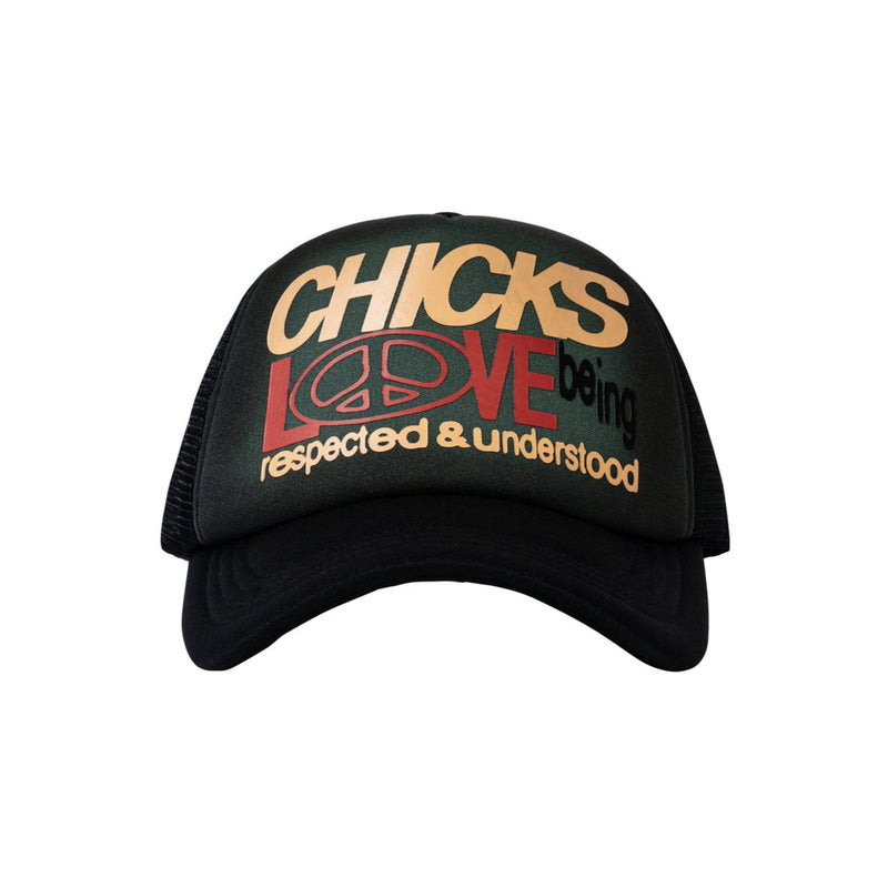 Margins Trucker Hat - Black