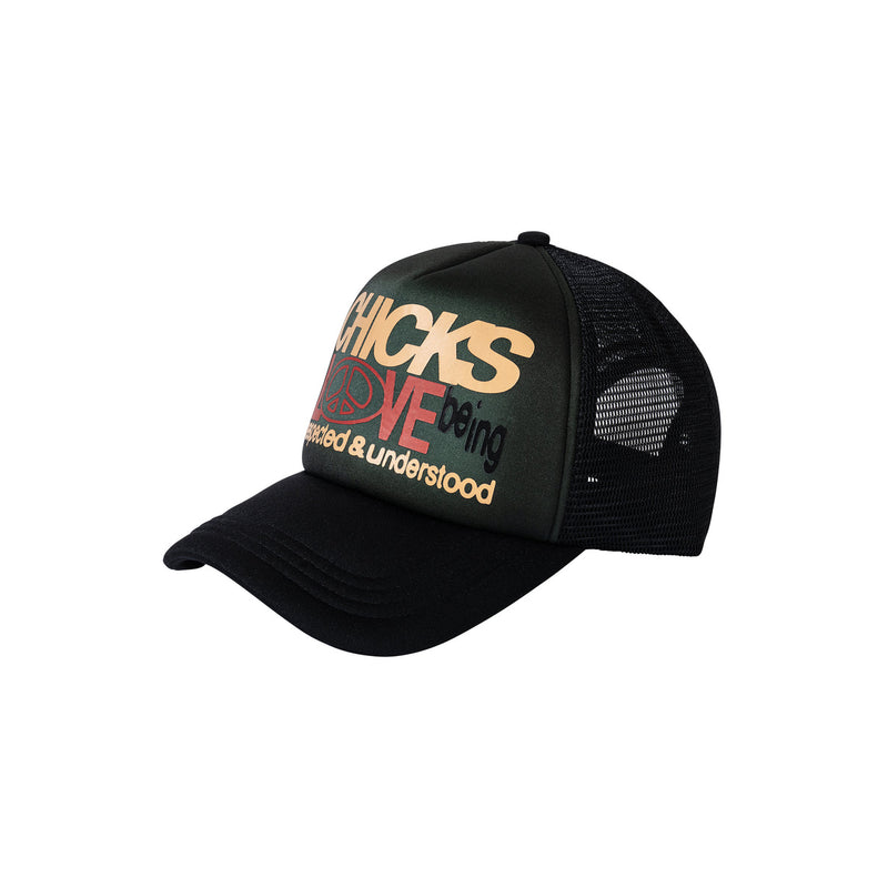 Margins Trucker Hat - Black