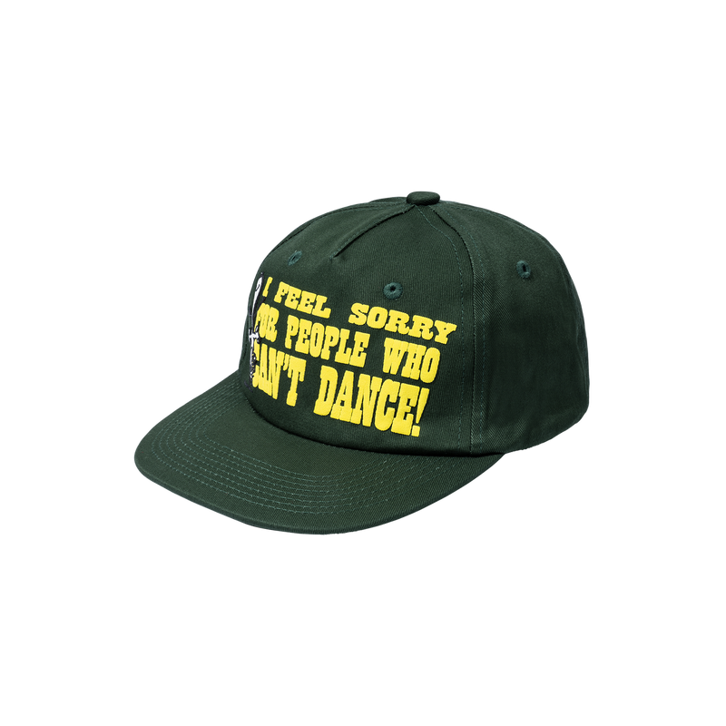 Peanuts Dancing 5 Panel Hat - Green