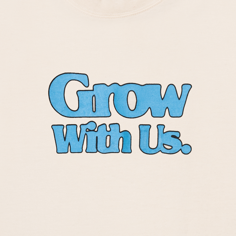 Grow With Us Tee - Cream