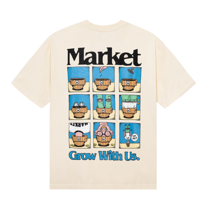 Grow With Us Tee - Cream