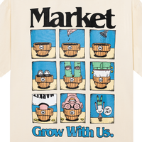 Grow With Us Tee - Cream