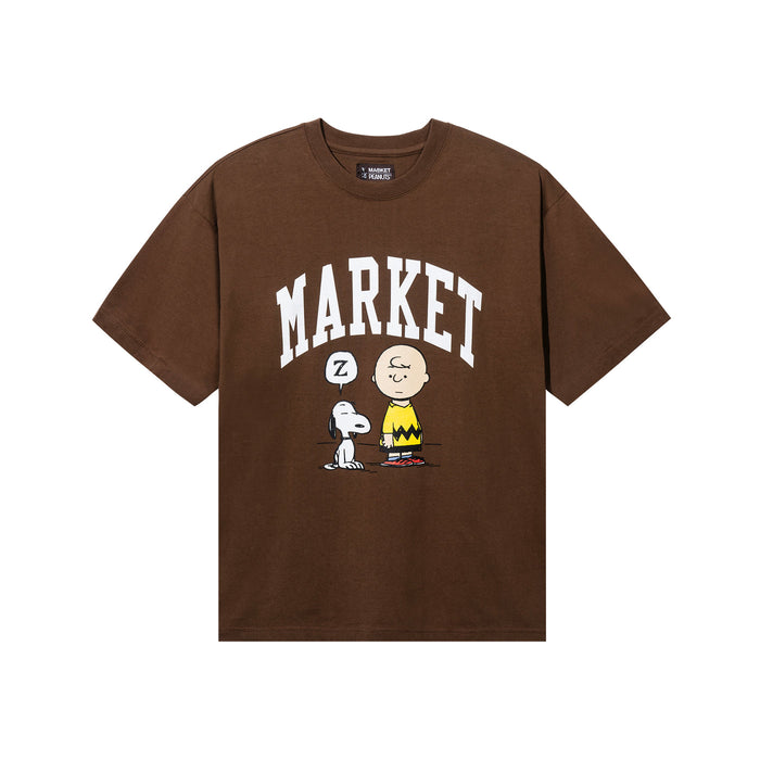 Peanuts Arc Tee - Brown